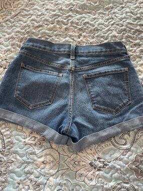 Old Navy Blue Rolled-Hem Denim Shorts